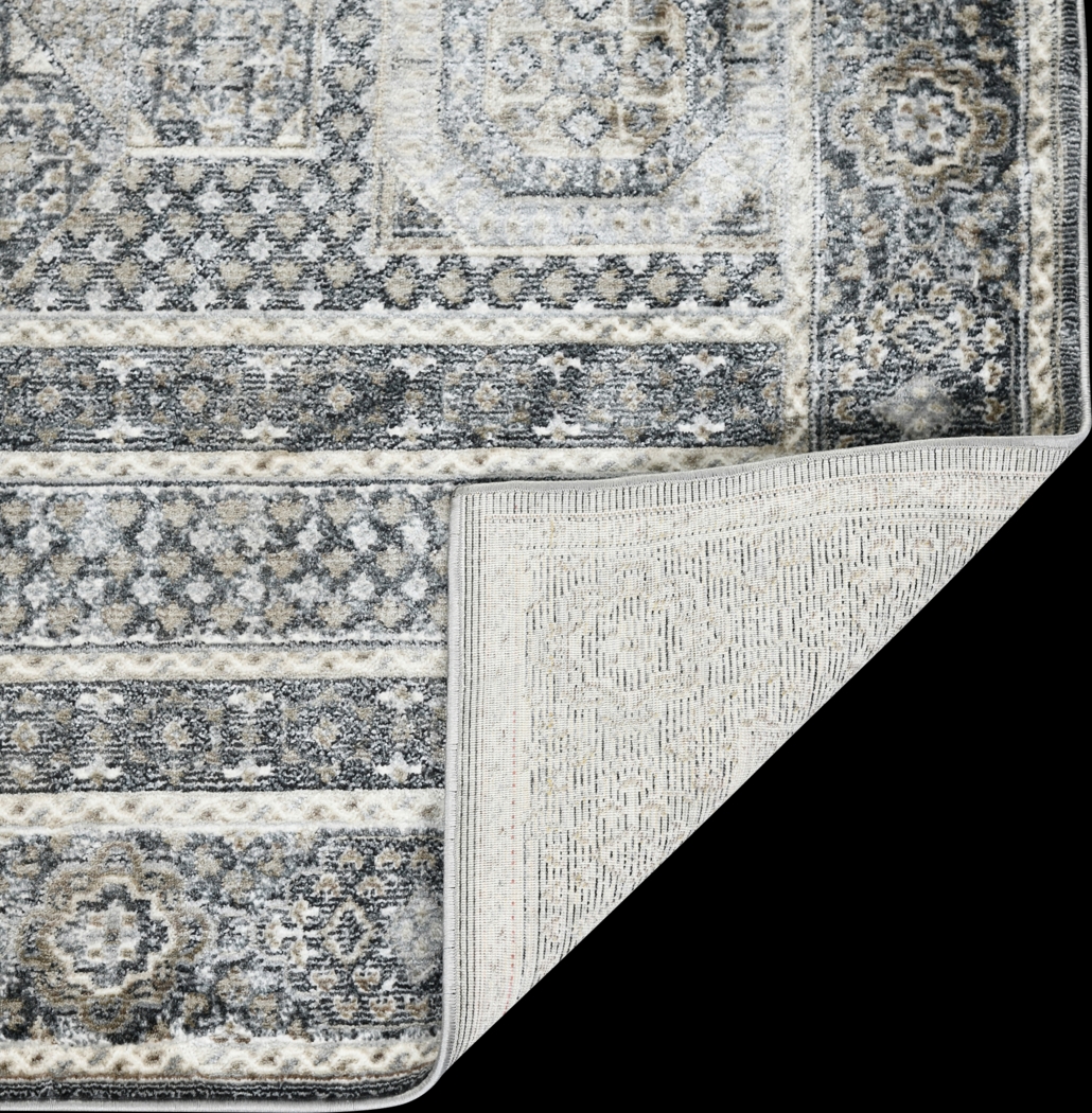 Haertley Charcoal 5'3 x 7'10 Rug - Thumbnail - Image 5