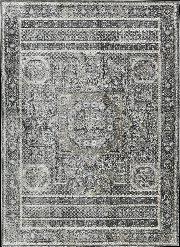 Haertley Charcoal 5'3 x 7'10 Rug - Thumbnail - Image 1