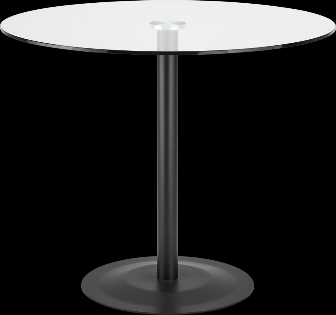 Hafley Black Dining Table - Thumbnail - Image 1