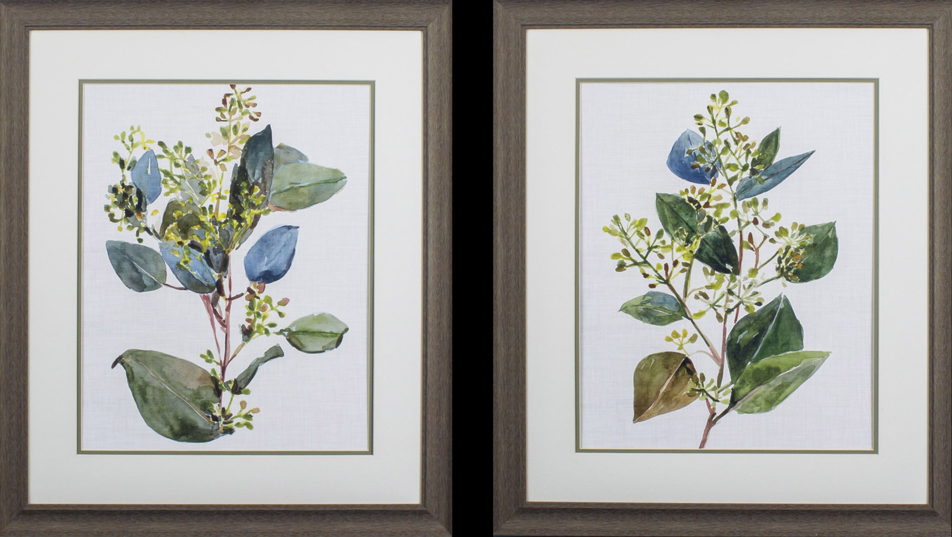 Hagemann Green Artwork, Set of 2 - Thumbnail - Image 1