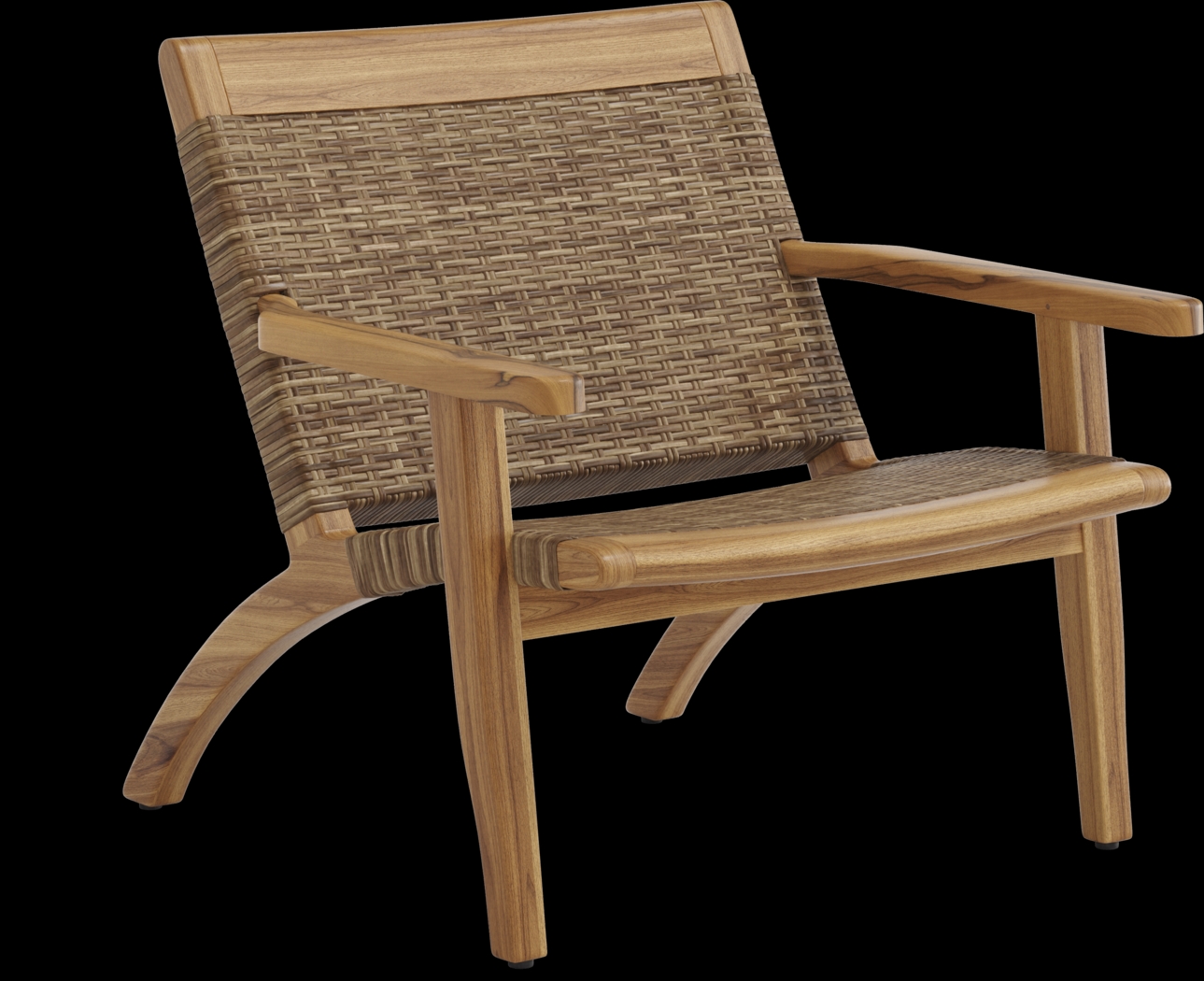 Hagen Teak 3 Pc Outdoor Seating Set - Thumbnail - Image 2
