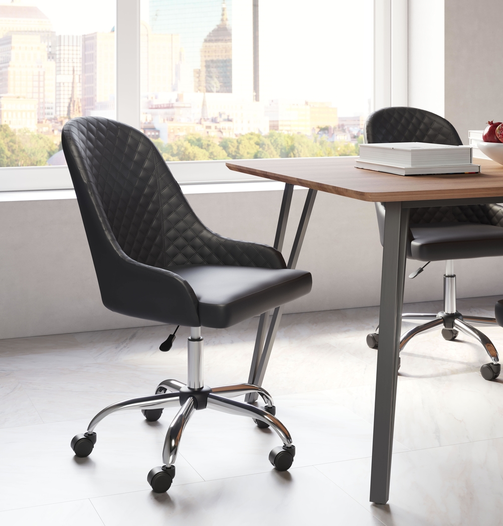 Hahny Black Office Chair - Thumbnail - Image 6
