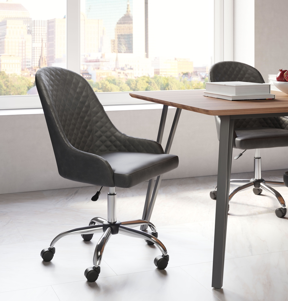 Hahny Gray Office Chair - Thumbnail - Image 6