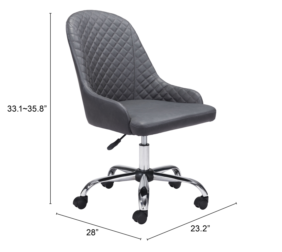 Hahny Gray Office Chair - Thumbnail - Image 8