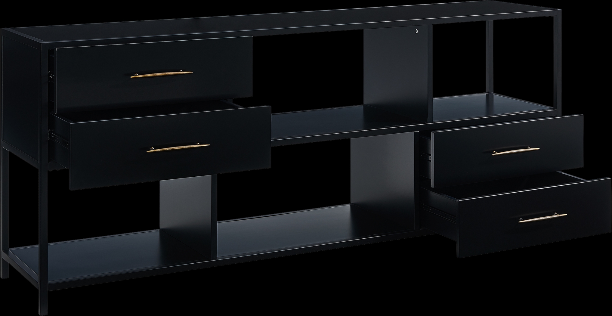 Haile Black 68 in. Console - Thumbnail - Image 5