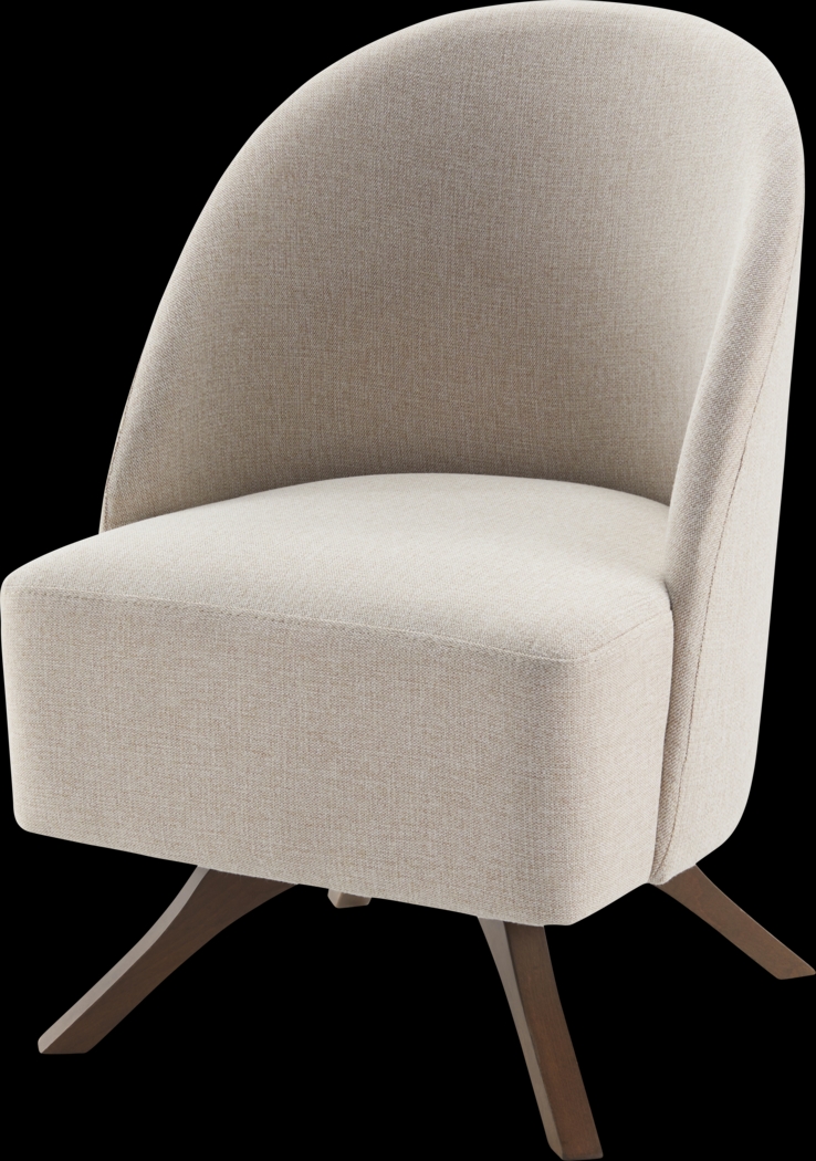 Haimio Blush Swivel Accent Chair - Thumbnail - Image 1