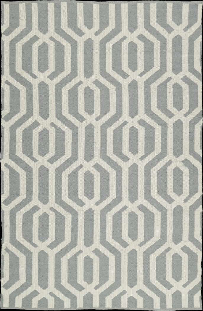 Haimon Gray 8' x 10' Indoor/Outdoor Rug - Thumbnail - Image 1
