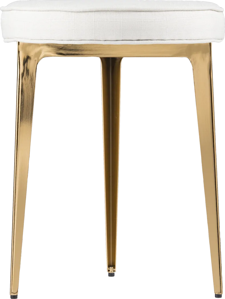Hainsworth Gold Vanity Stool - Thumbnail - Image 3