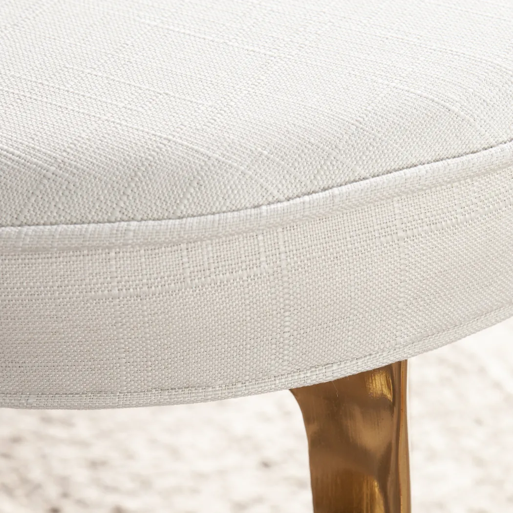 Hainsworth Gold Vanity Stool - Thumbnail - Image 4