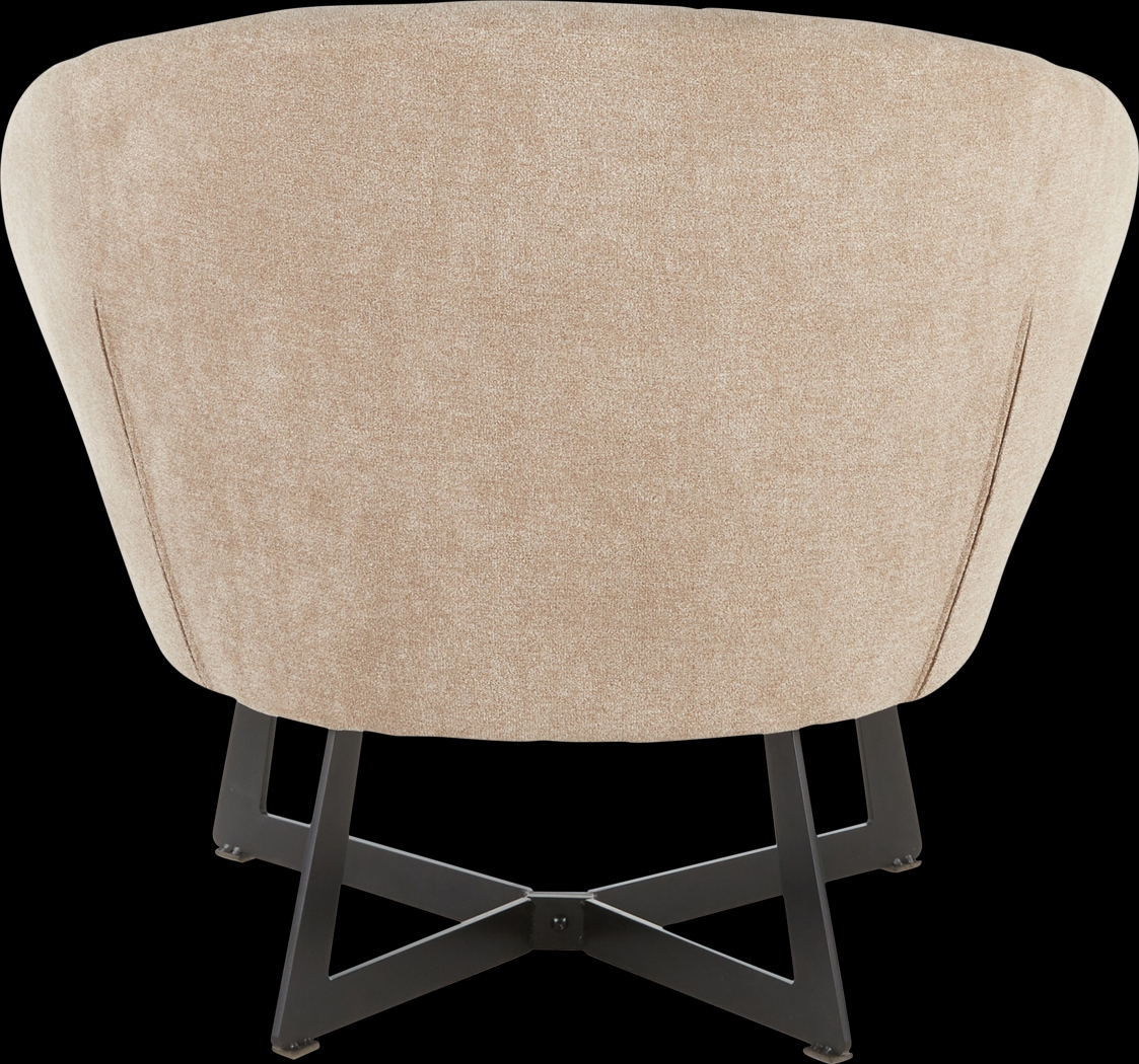 Haririck Beige Accent Chair - Thumbnail - Image 3