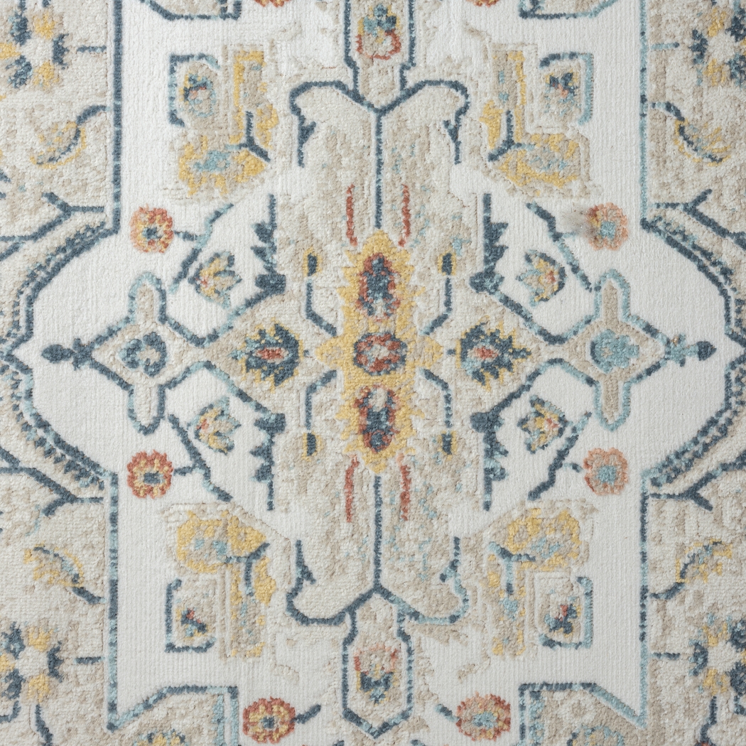 Haisam Rust/Ivory 3'11 x 6' Rug - Thumbnail - Image 6