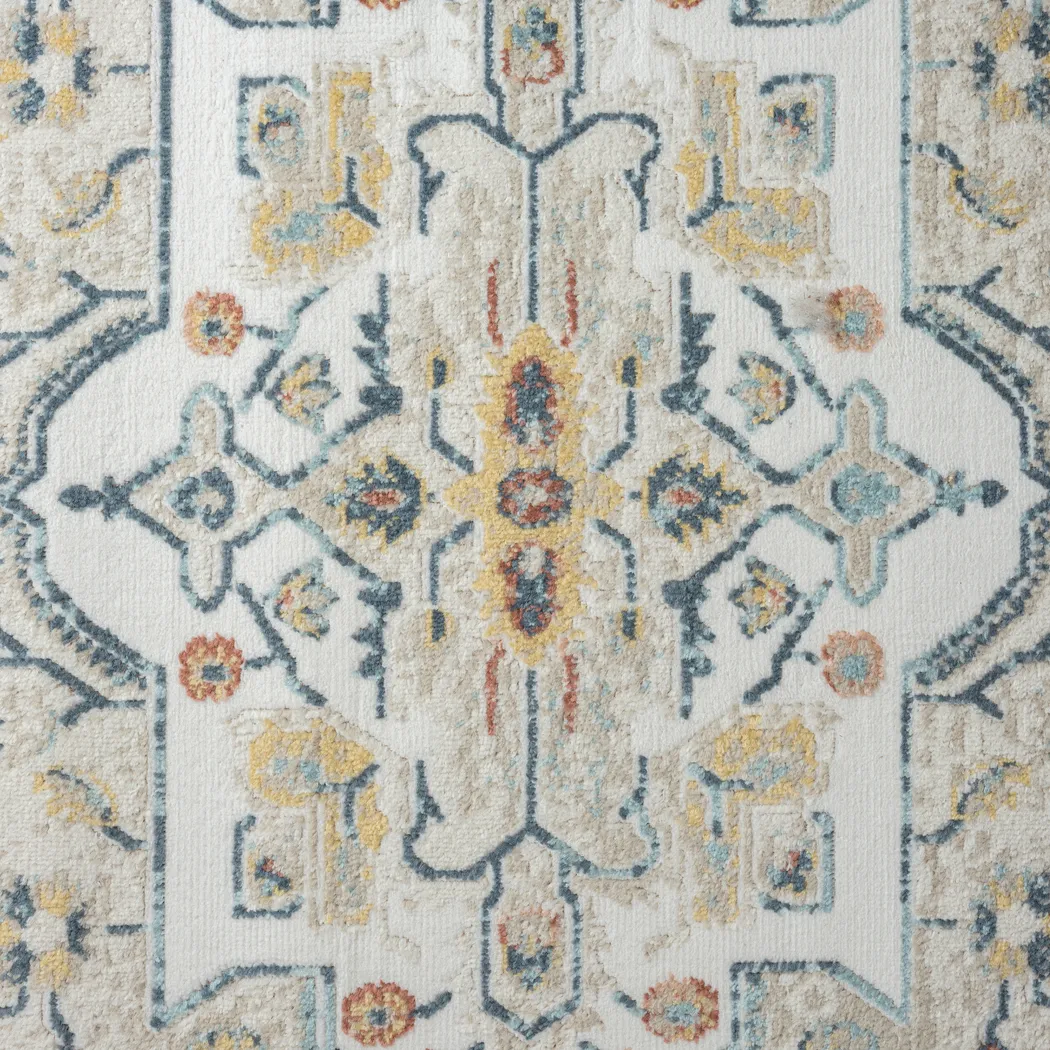 Haisam Rust/Ivory 5'3 x 7'6 Rug - Thumbnail - Image 6