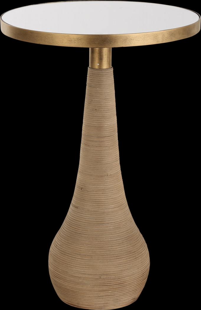 Haisha Natural Accent Table - Thumbnail - Image 1