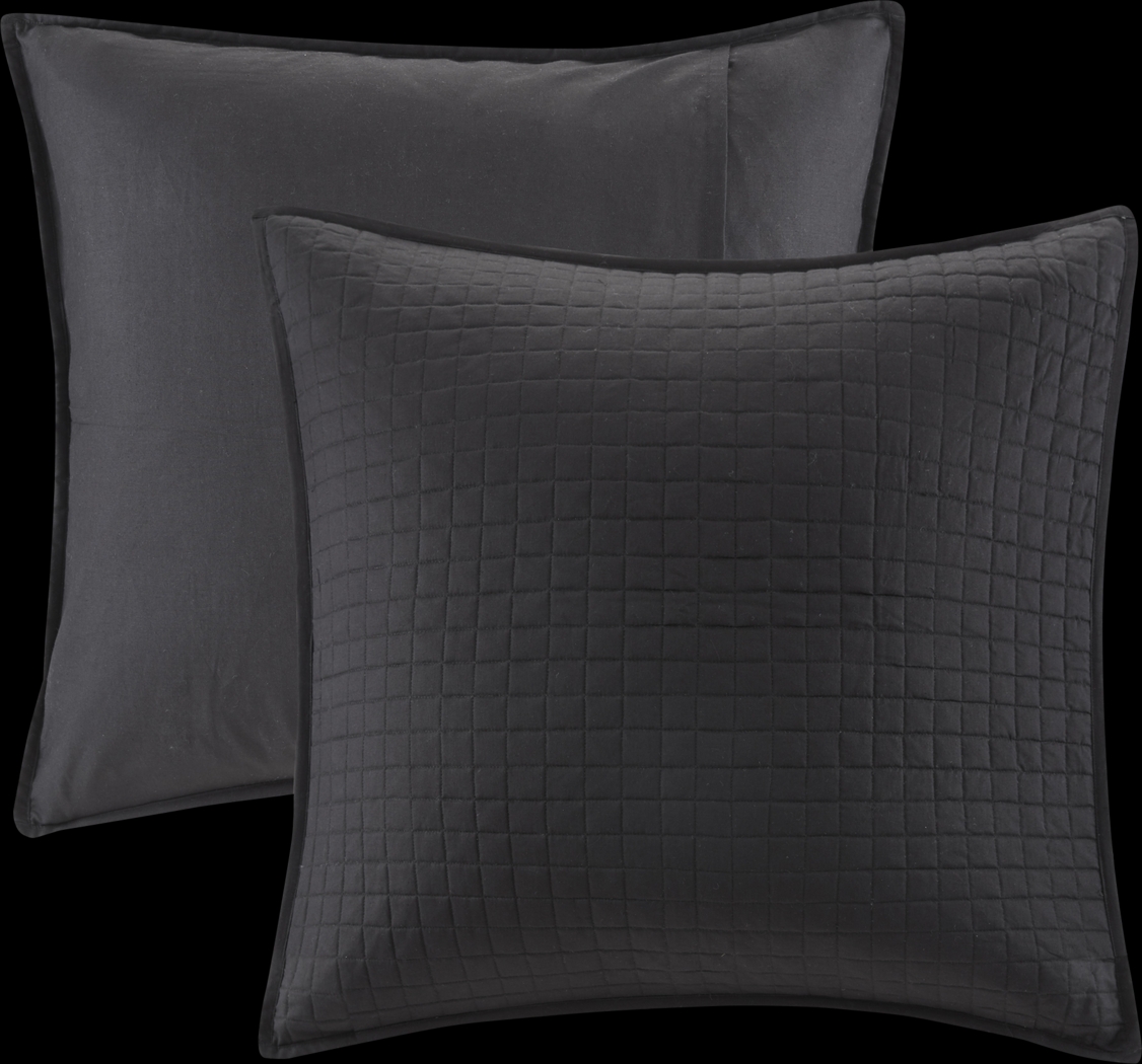 Haisley Black 7 Pc King Comforter Set - Thumbnail - Image 9