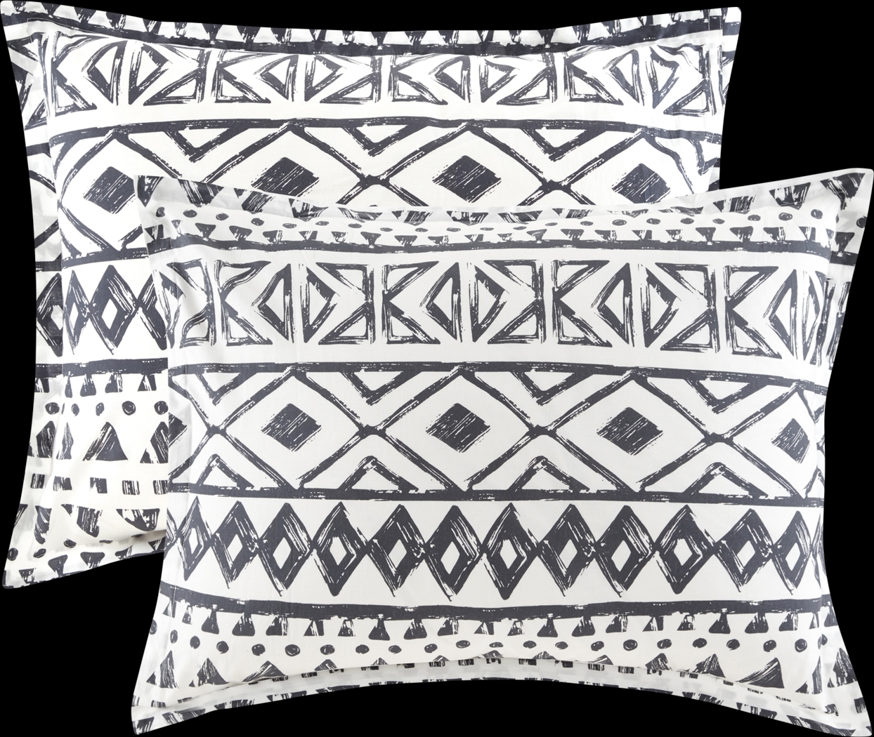 Haisley Black 7 Pc Queen Comforter Set - Thumbnail - Image 6