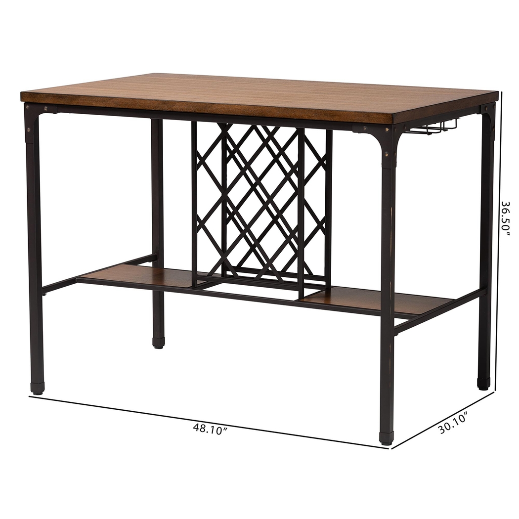 Haistena Brown Pub Table - Thumbnail - Image 9