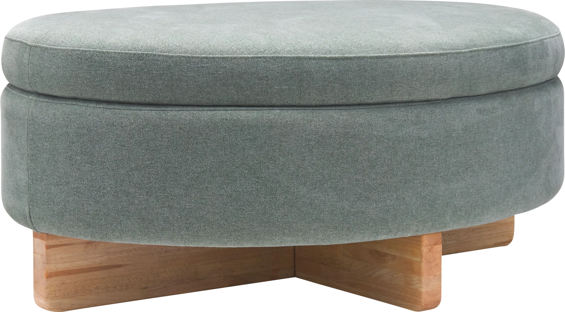 Hakam Teal Storage Ottoman - Thumbnail - Image 4