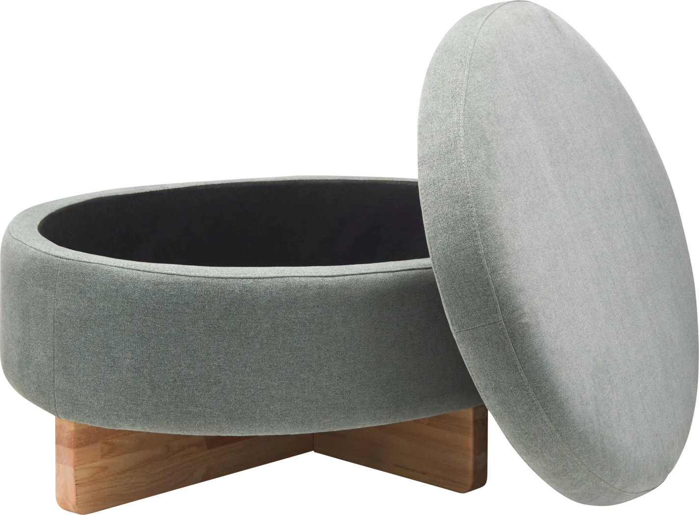 Hakam Teal Storage Ottoman - Thumbnail - Image 5