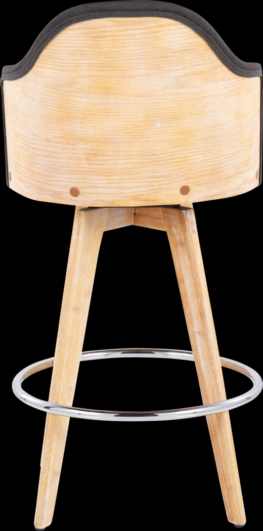 Hakea Charcoal Counter Height Stool, Set of 2 - Thumbnail - Image 5