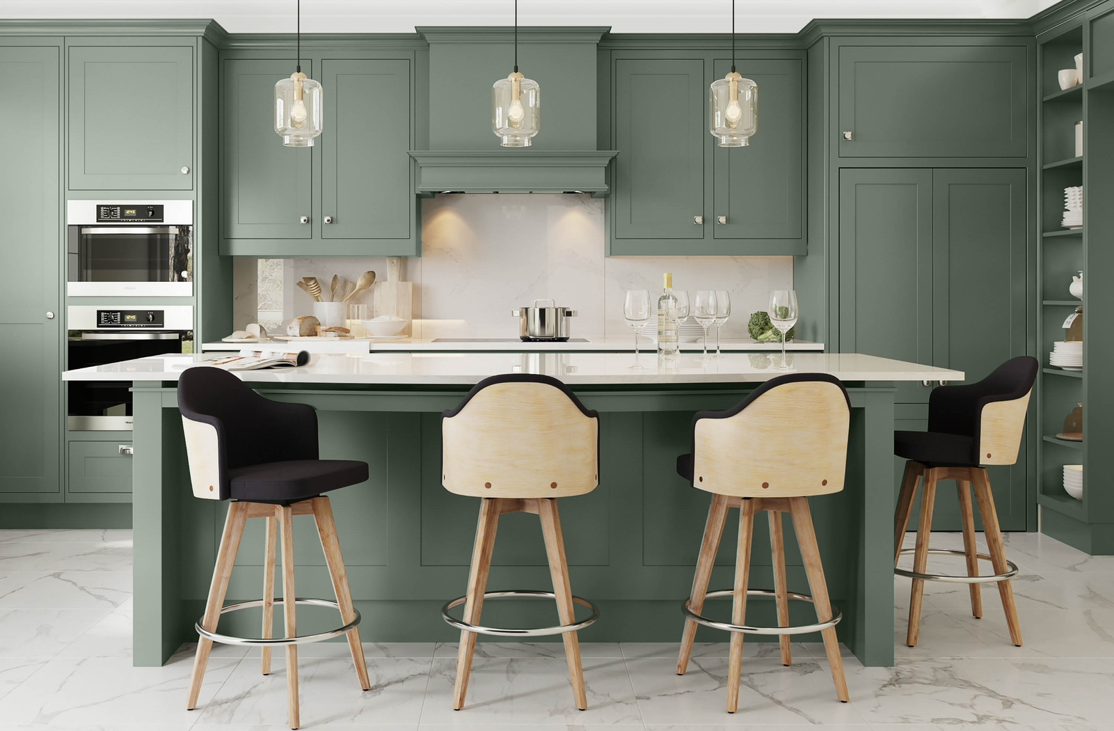 Hakea Charcoal Counter Height Stool, Set of 2 - Thumbnail - Image 9