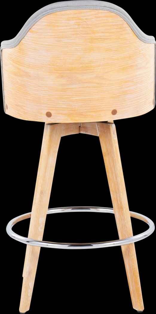 Hakea Light Gray Counter Height Stool, Set of 2 - Thumbnail - Image 5