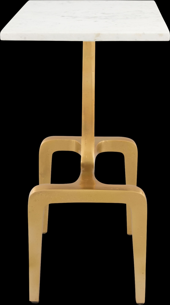 Halbert White Accent Table - Thumbnail - Image 2