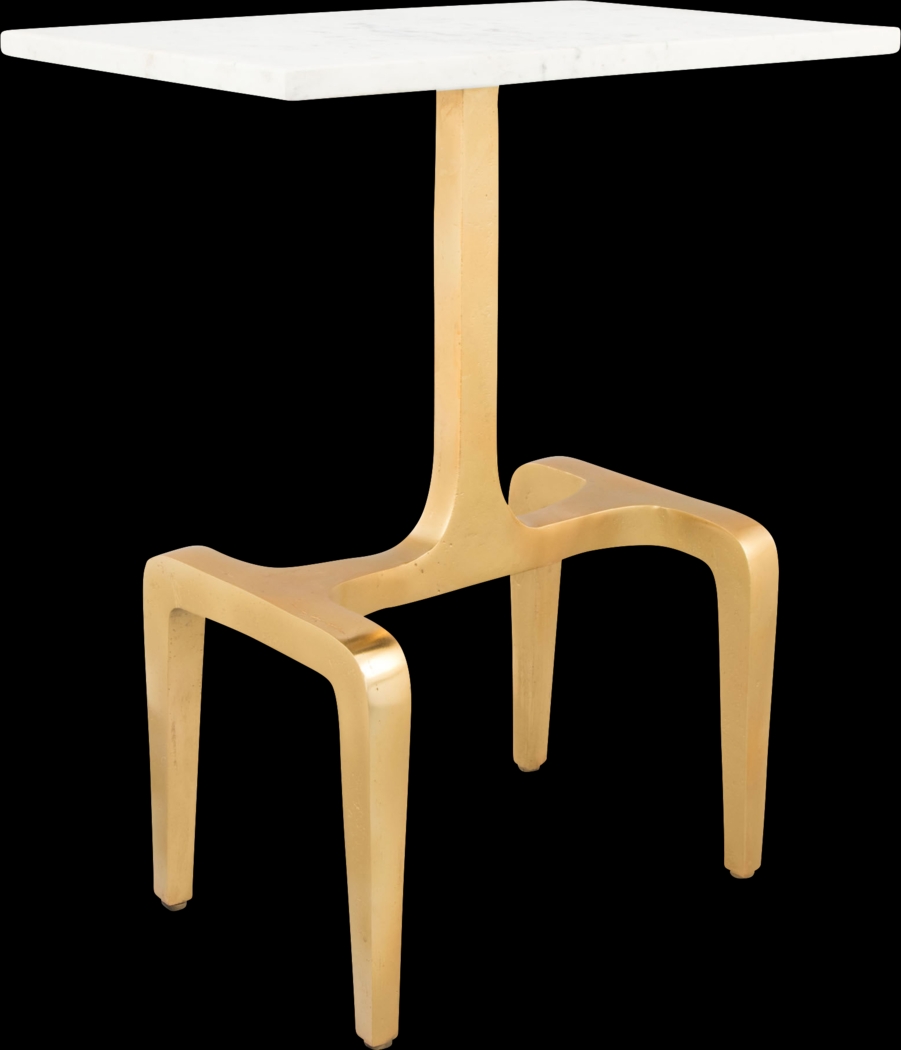 Halbert White Accent Table - Thumbnail - Image 1