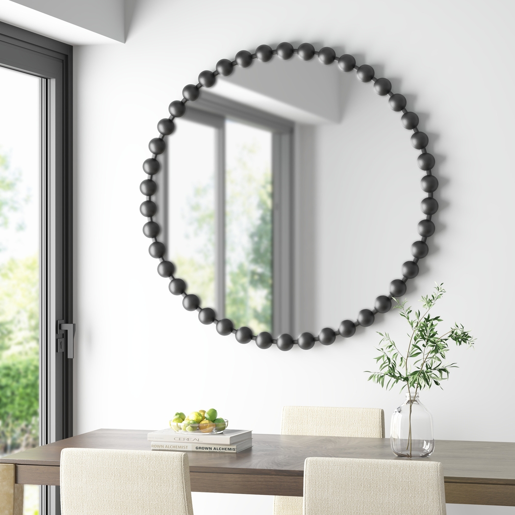Halbrent Black Accent Mirror - Thumbnail - Image 2