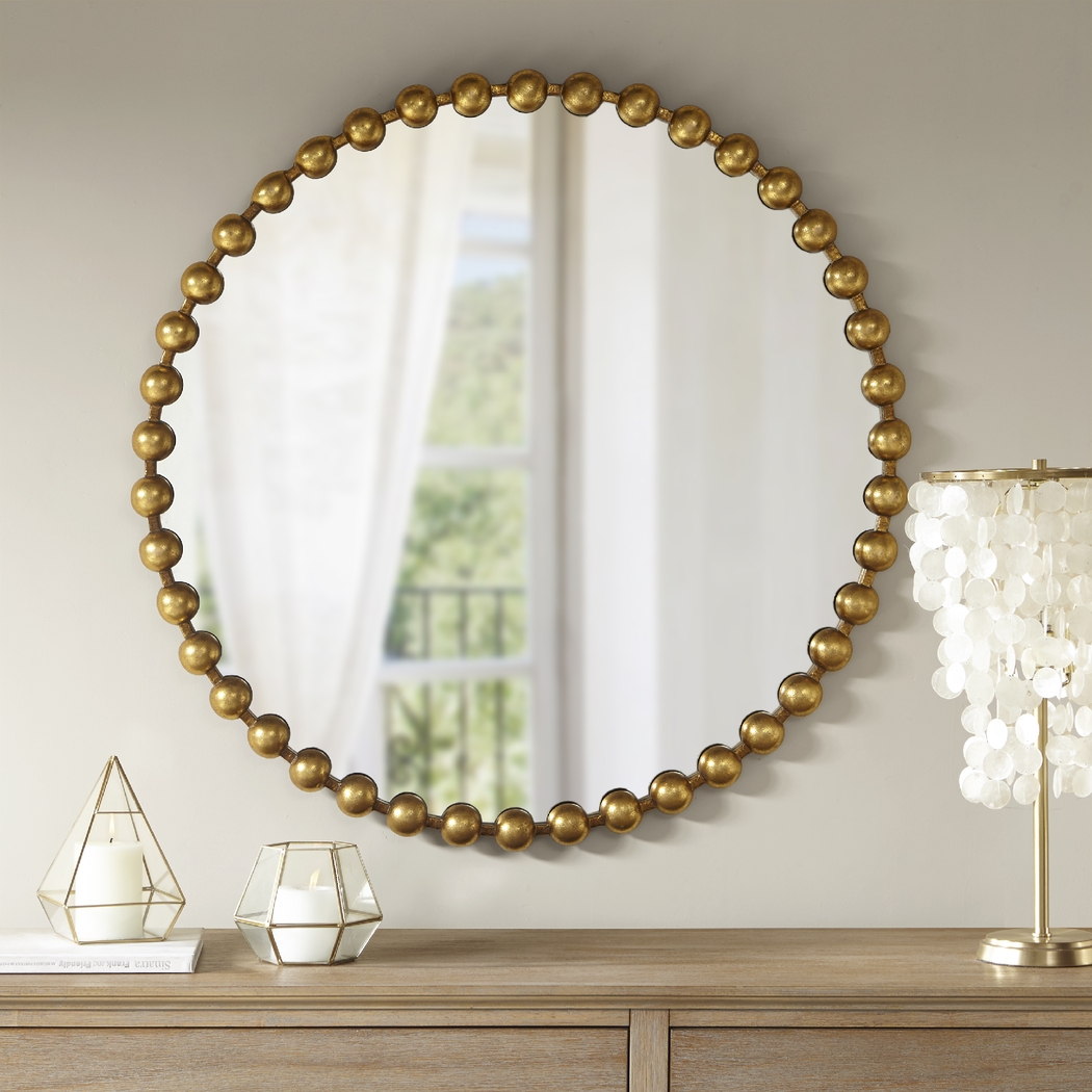 Halbrent Gold Accent Mirror - Thumbnail - Image 2