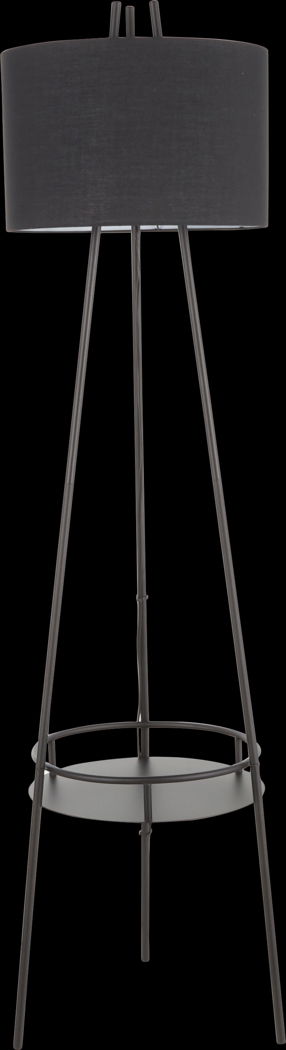Haldane Black Floor Lamp - Thumbnail - Image 6