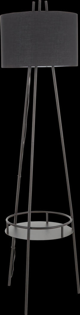 Haldane Black Floor Lamp - Thumbnail - Image 1