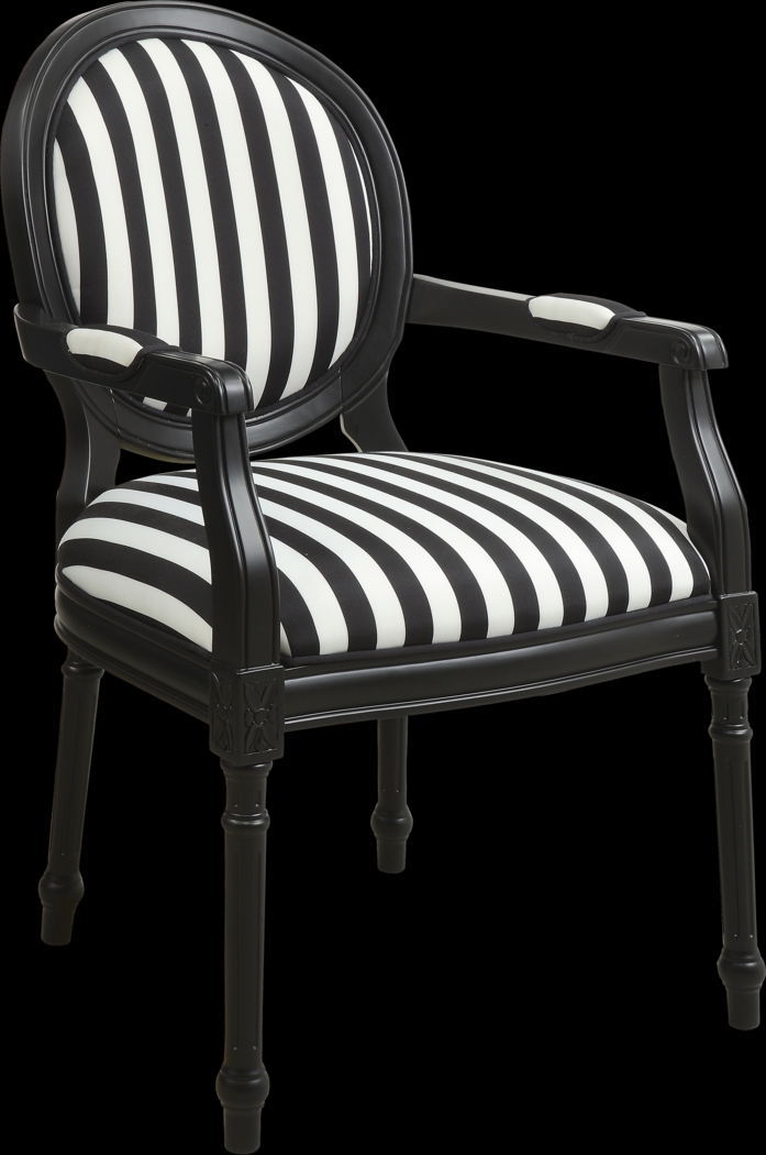 Haldan Black Accent Chair - Thumbnail - Image 1