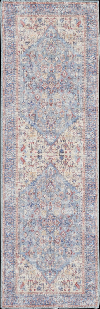 Haleigh Elle Blue 4' x 6' Rug - Thumbnail - Image 1