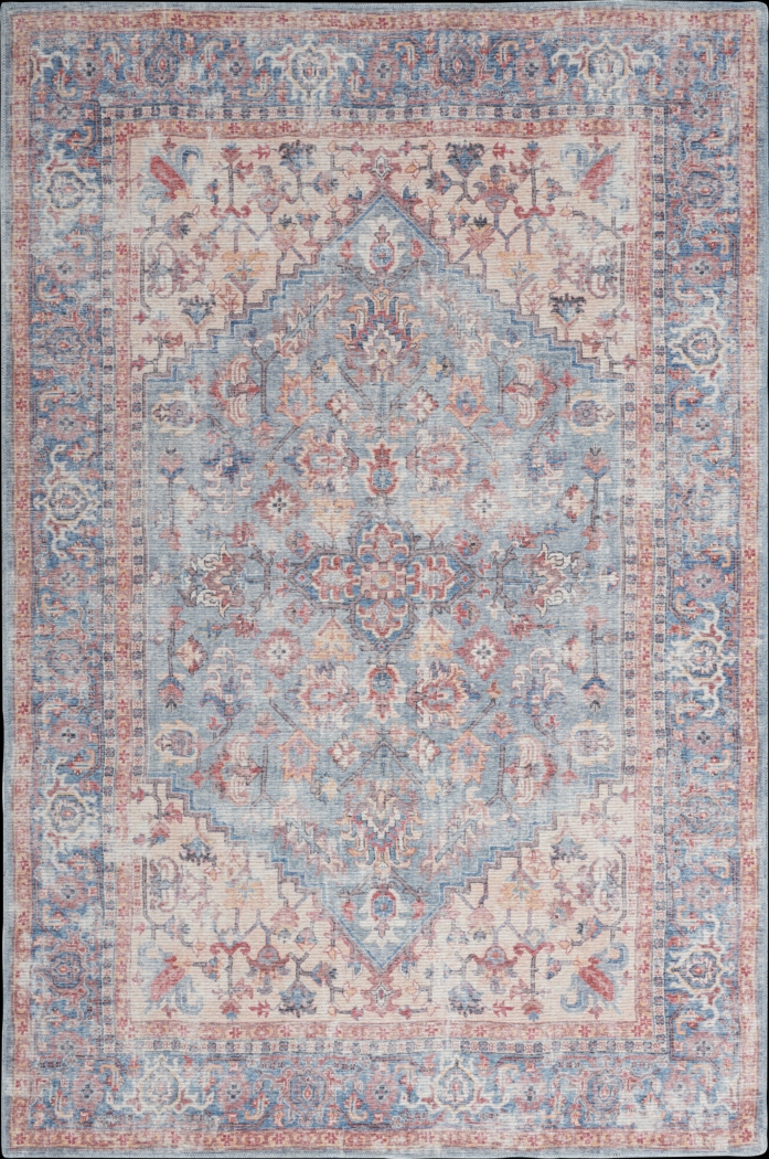 Haleigh Elle Blue 5'3 x 7'3 Rug - Thumbnail - Image 1