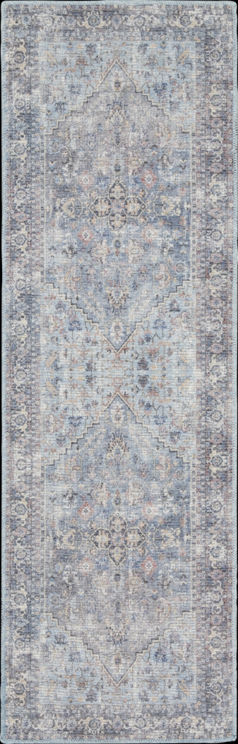 Haleigh Elle Light Gray 2' x 6' Runner Rug - Thumbnail - Image 1