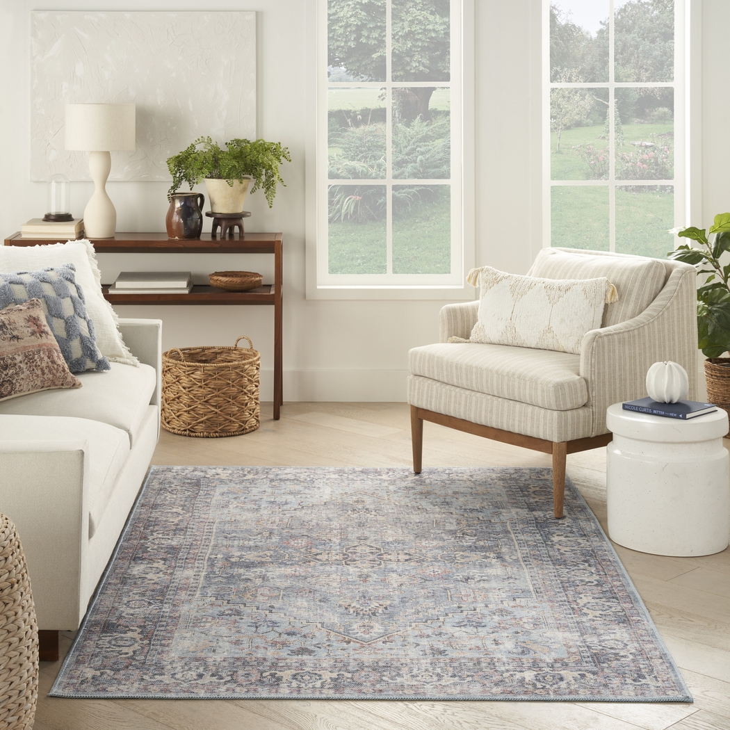 Haleigh Elle Light Gray 4' x 6' Rug - Thumbnail - Image 2