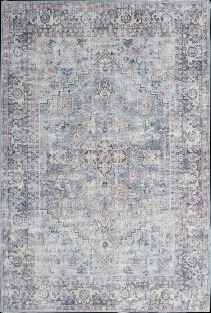 Haleigh Elle Light Gray 5'3 x 7'3 Rug - Thumbnail - Image 1