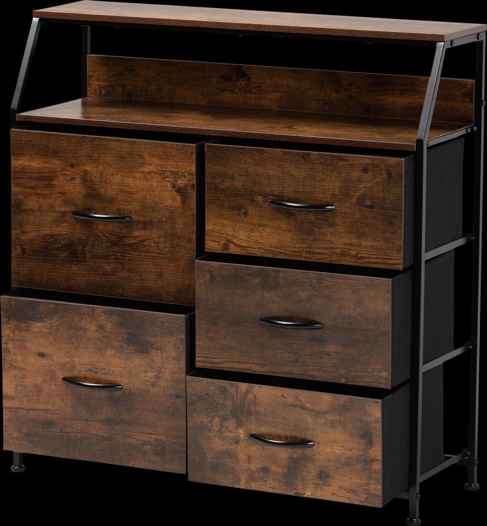 Halelle Brown 5 Drawer Accent Cabinet - Thumbnail - Image 2