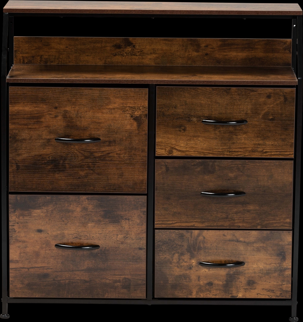 Halelle Brown 5 Drawer Accent Cabinet - Thumbnail - Image 3