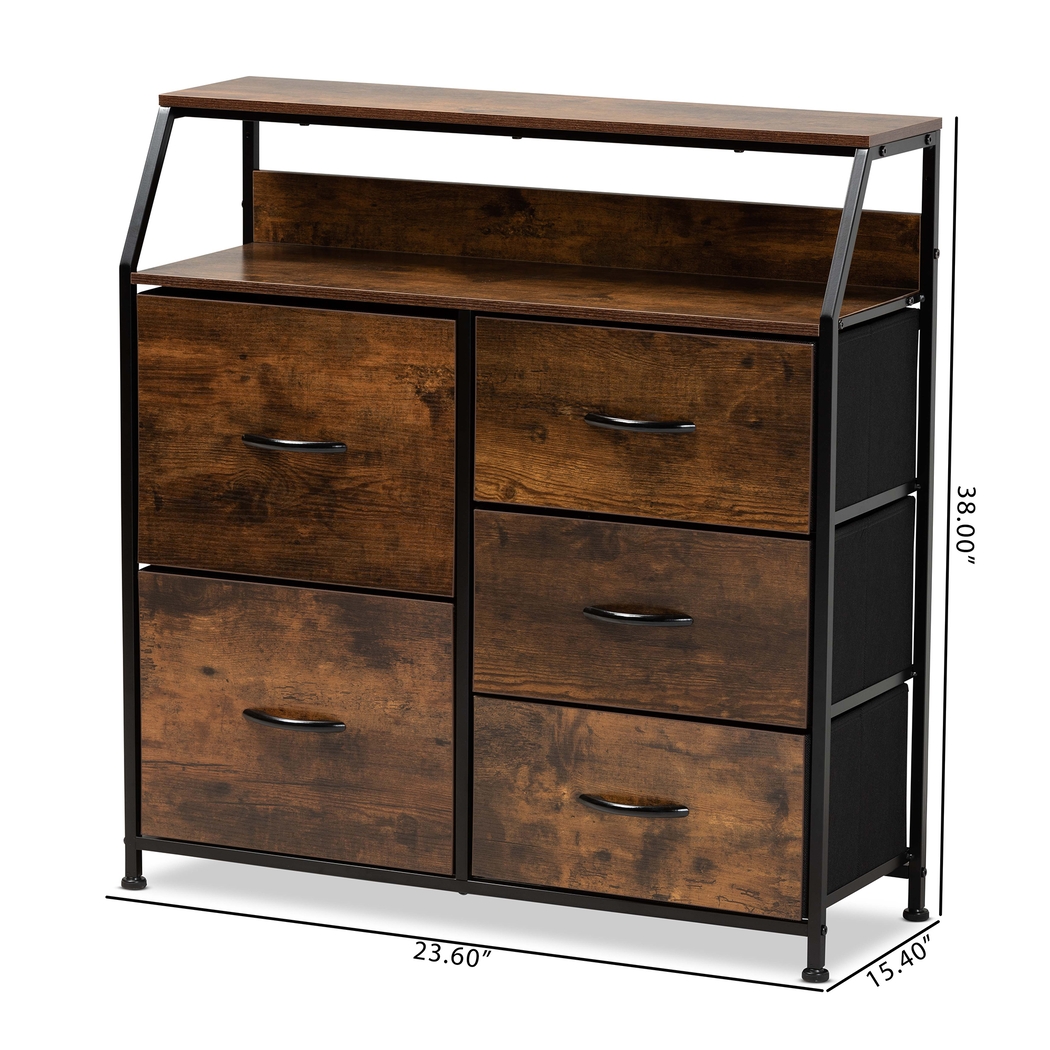 Halelle Brown 5 Drawer Accent Cabinet - Thumbnail - Image 8