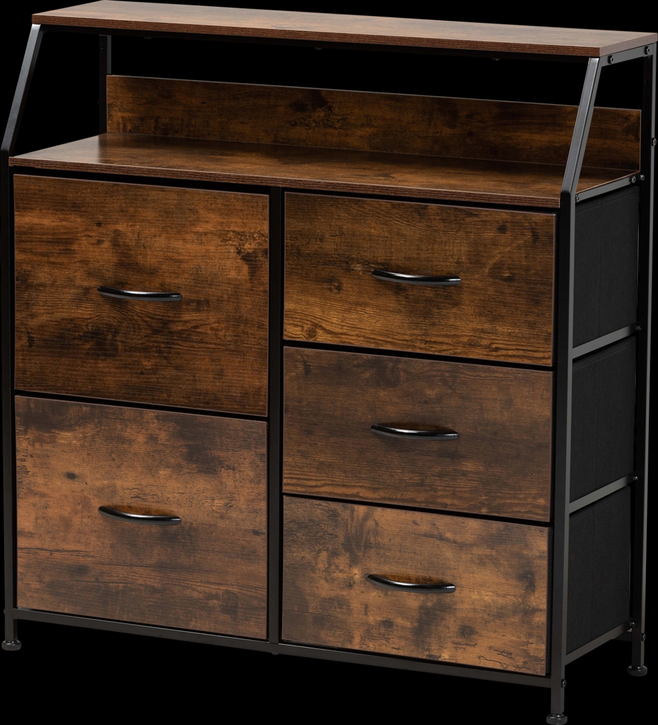 Halelle Brown 5 Drawer Accent Cabinet - Thumbnail - Image 1