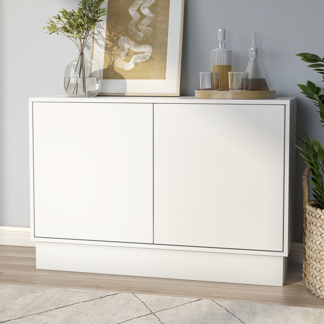 Halesia White Accent Cabinet - Thumbnail - Image 2