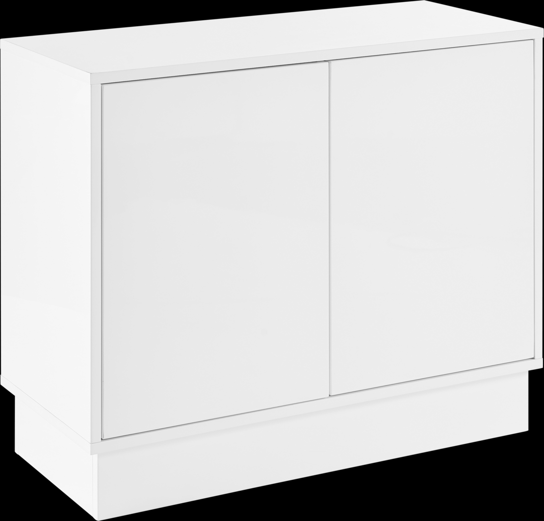 Halesia White Accent Cabinet - Thumbnail - Image 1