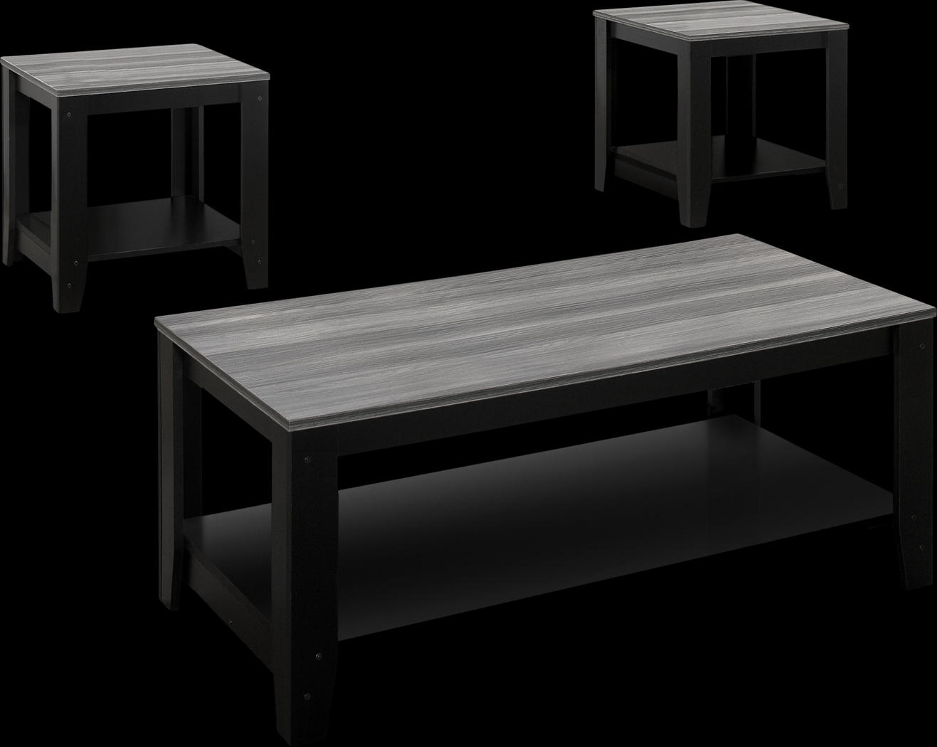 Halesworth Gray 3 Pc Table Set - Thumbnail - Image 1
