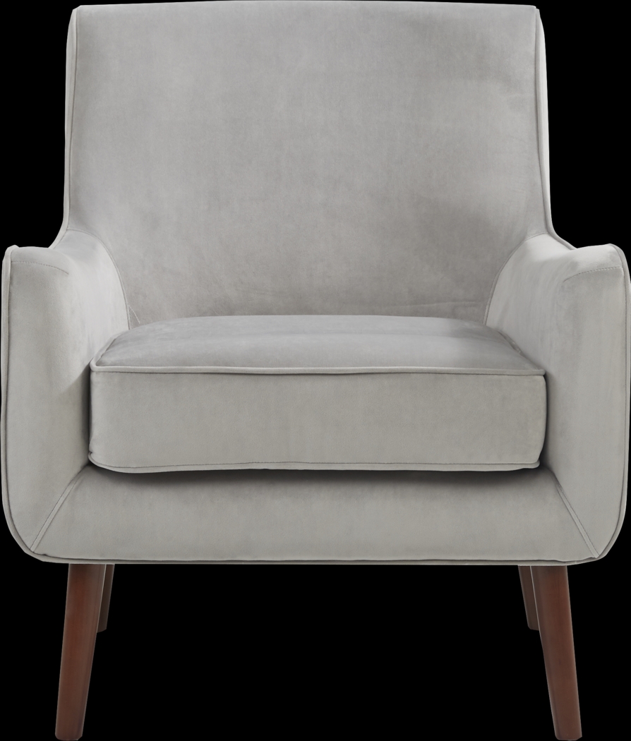Haley Gray Accent Chair - Thumbnail - Image 2