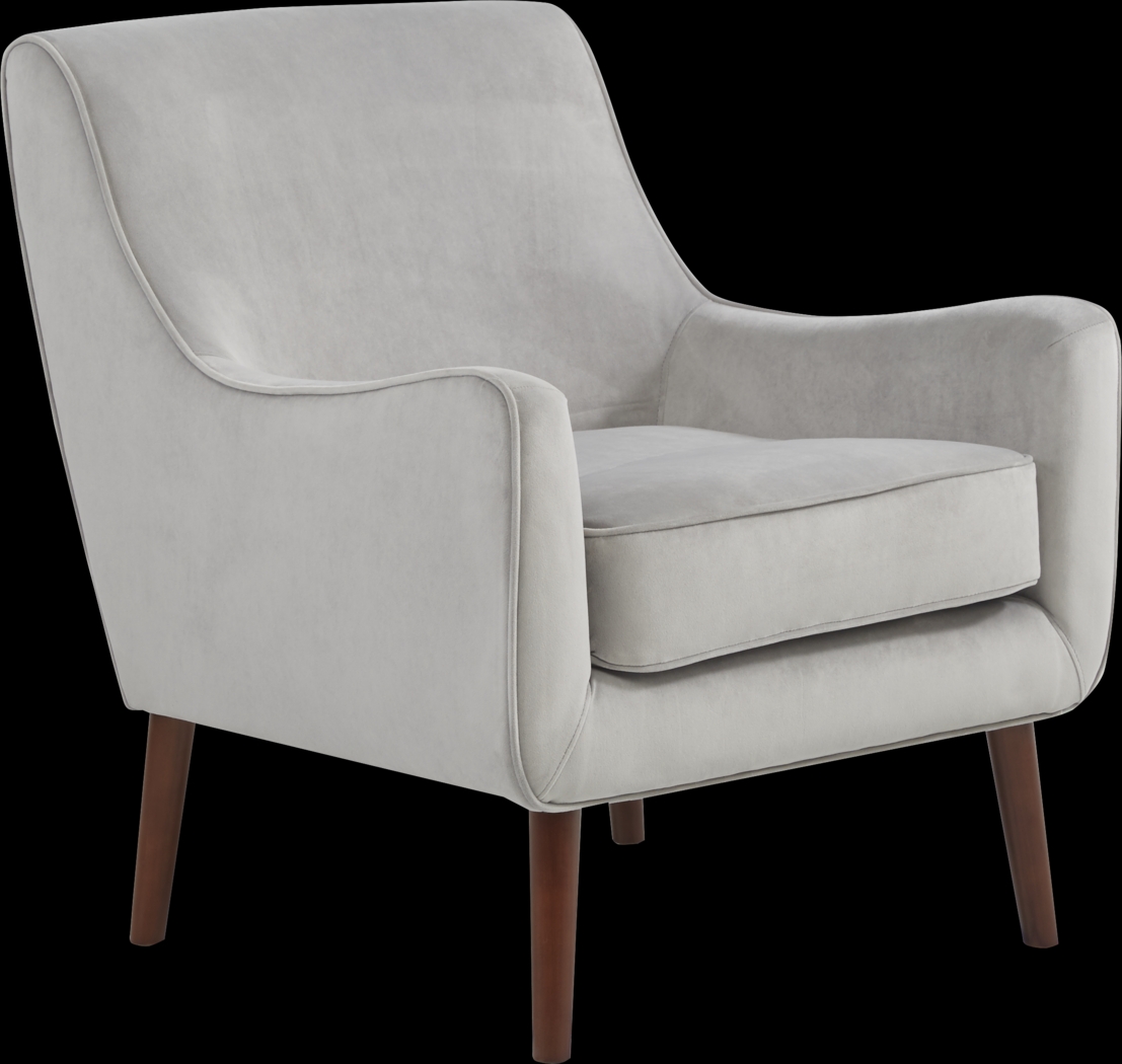 Haley Gray Accent Chair - Thumbnail - Image 1