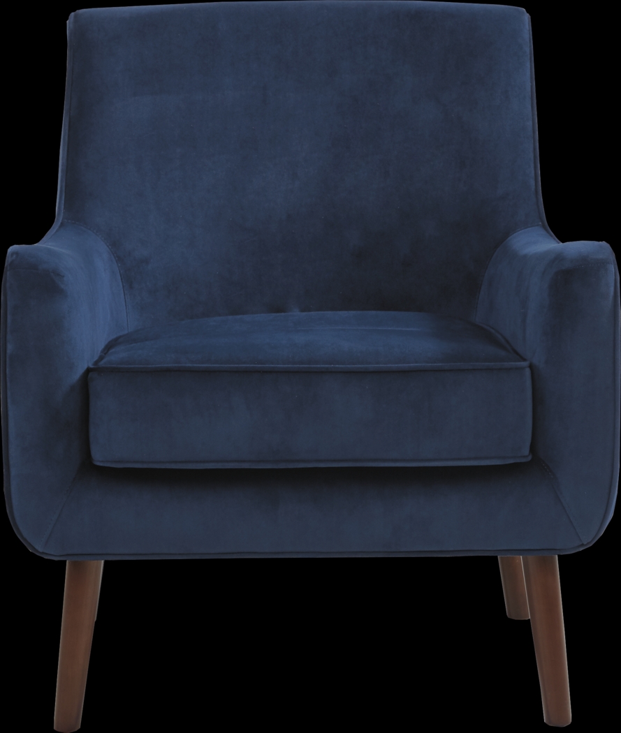 Haley Navy Accent Chair - Thumbnail - Image 2