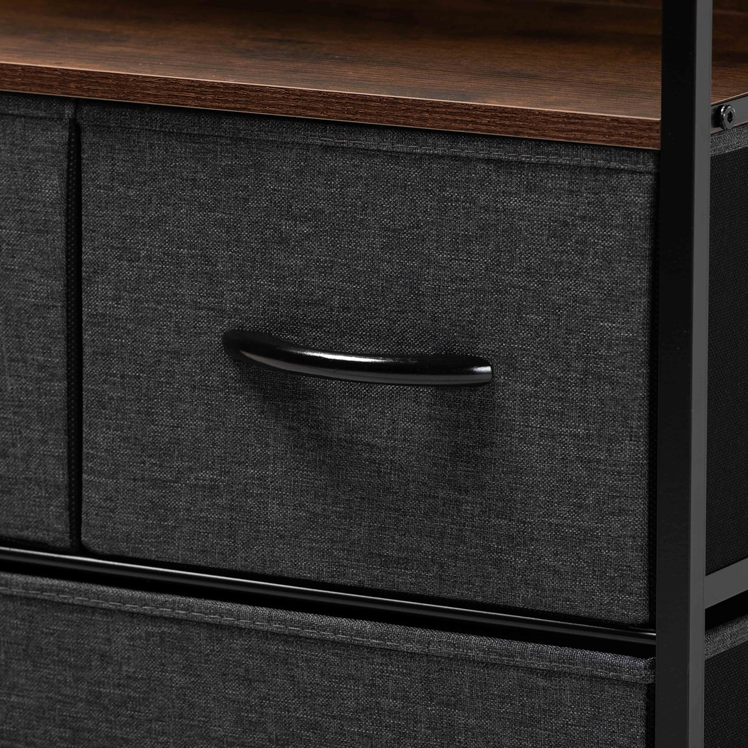 Haleyann Black 3 Drawer Accent Cabinet - Thumbnail - Image 5