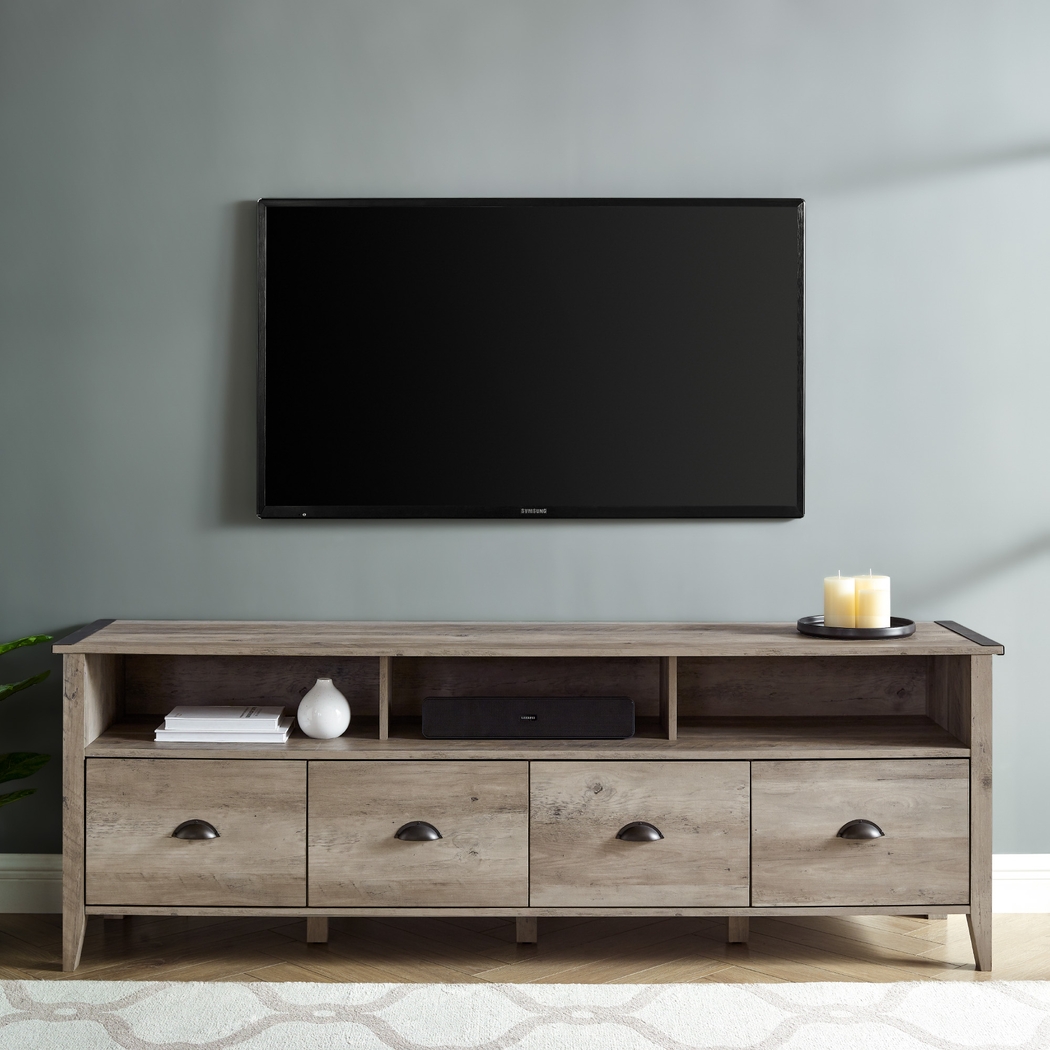 Haleyford Gray 70 in. Console - Thumbnail - Image 8