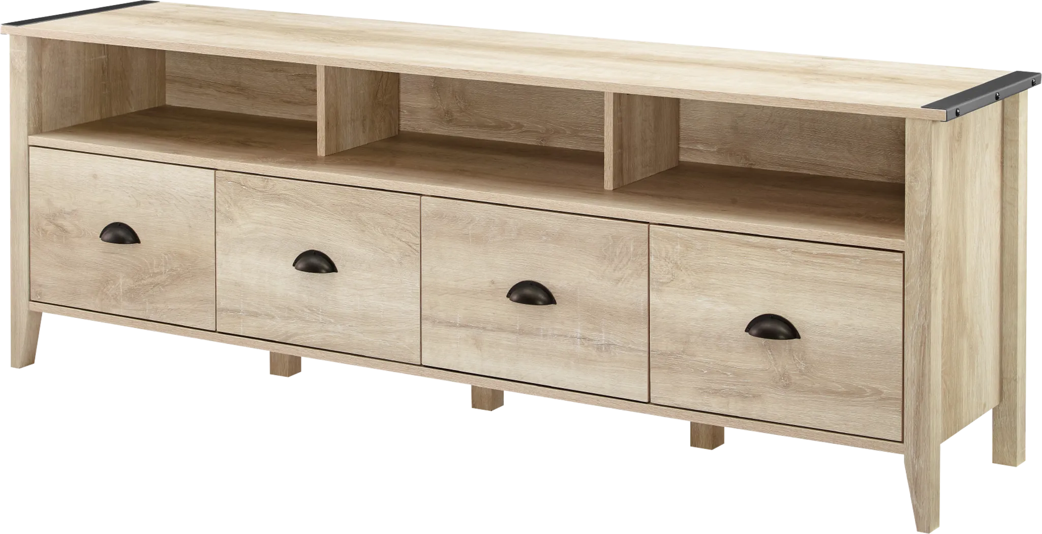 Haleyford White 70 in. Console - Thumbnail - Image 2